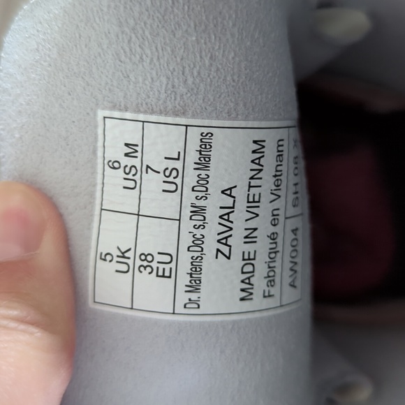 Doc Martens Zavala White Boot - Picture 9 of 9